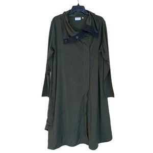 Elegant Olive Green Women's Cardigan
